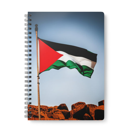 Wirobound Softcover Notebook, A5 [Palestine]