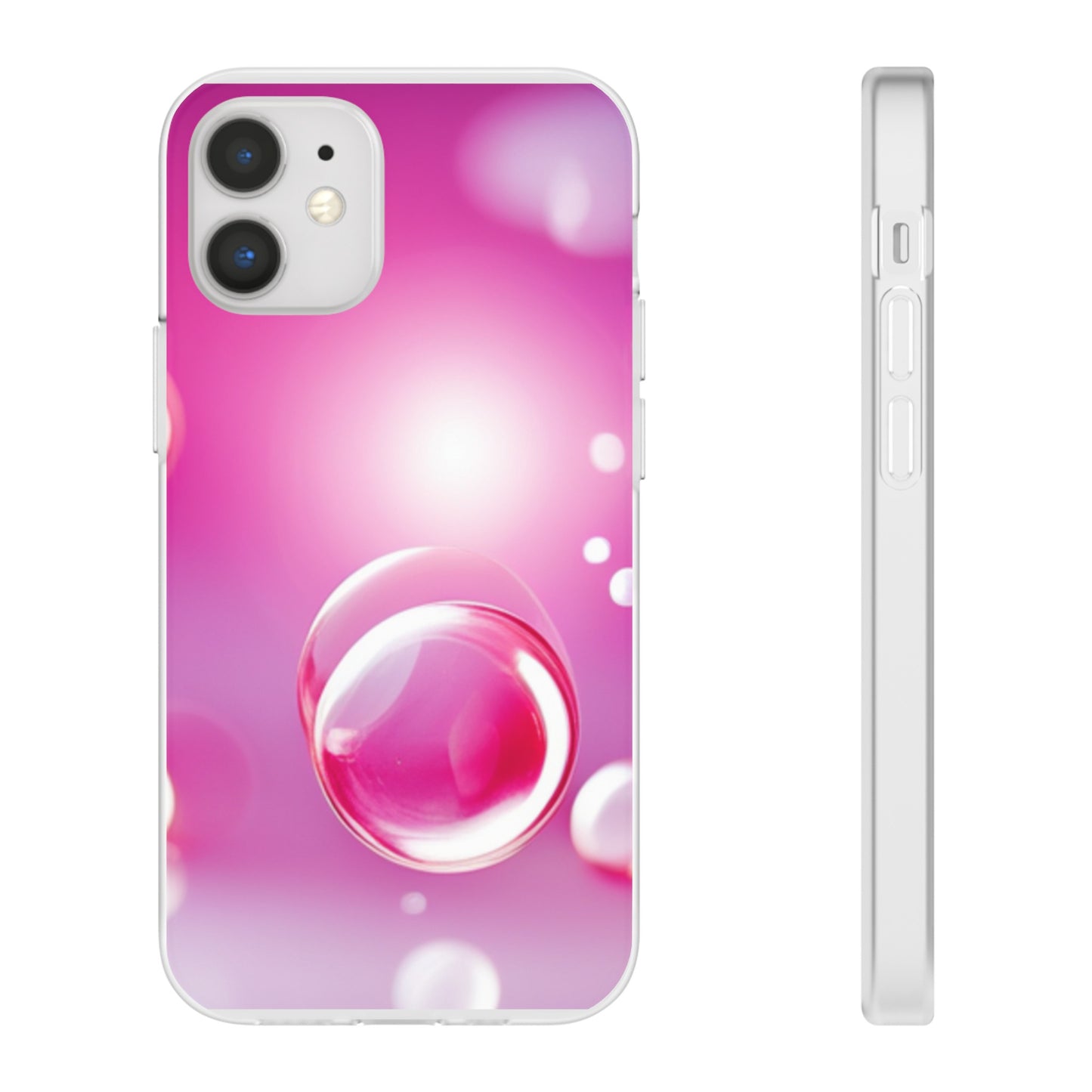 Flexi Case [Pink Bubbles]