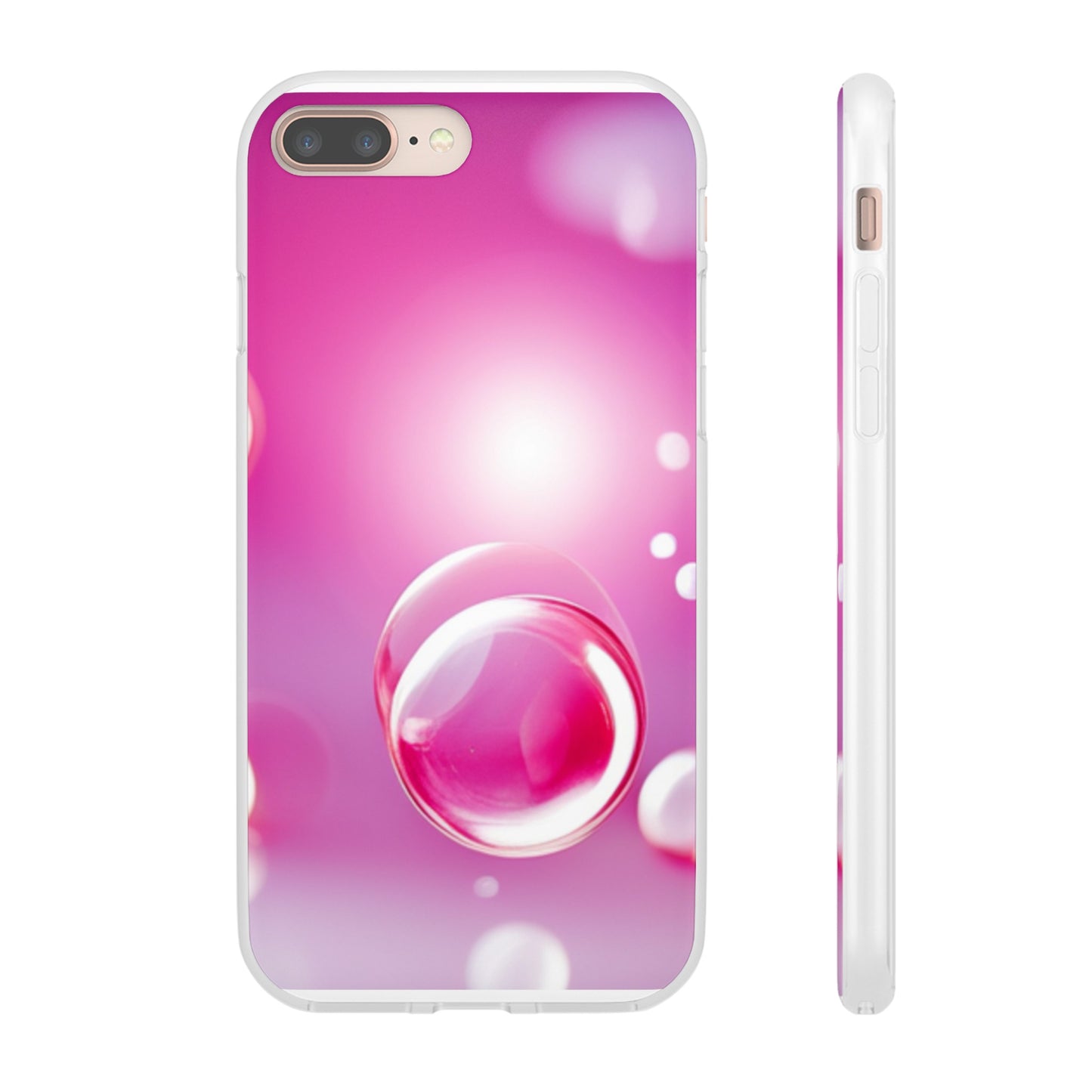 Flexi Case [Pink Bubbles]