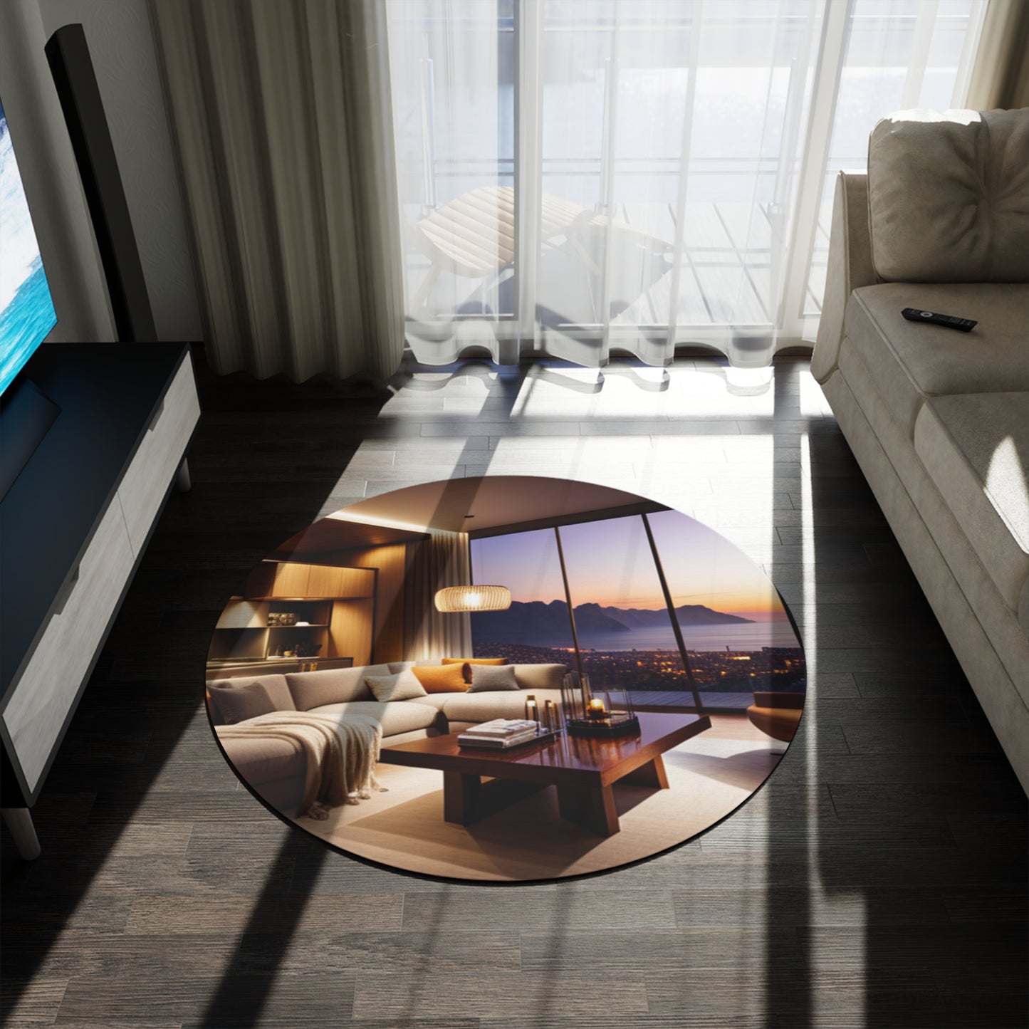 Round Rug [Living Room]