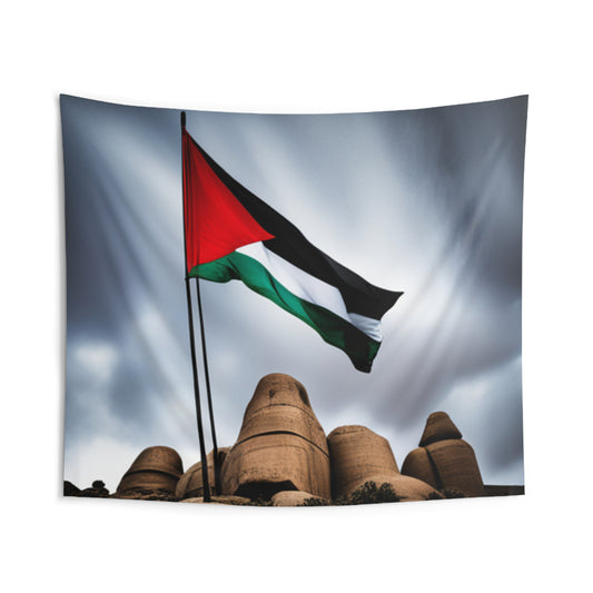 Indoor Wall Tapestries [Palestine Flag & Landscape]