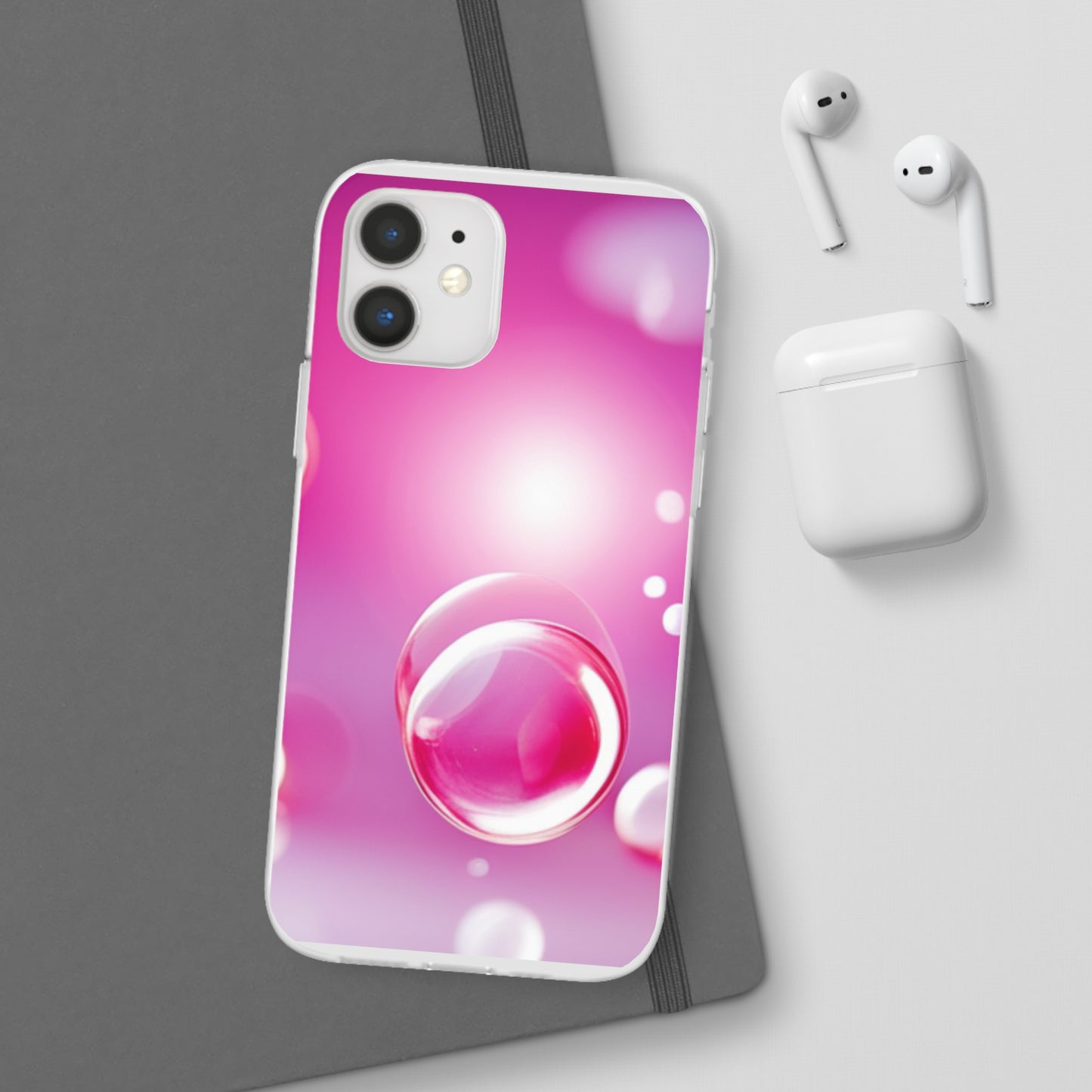 Flexi Case [Pink Bubbles]