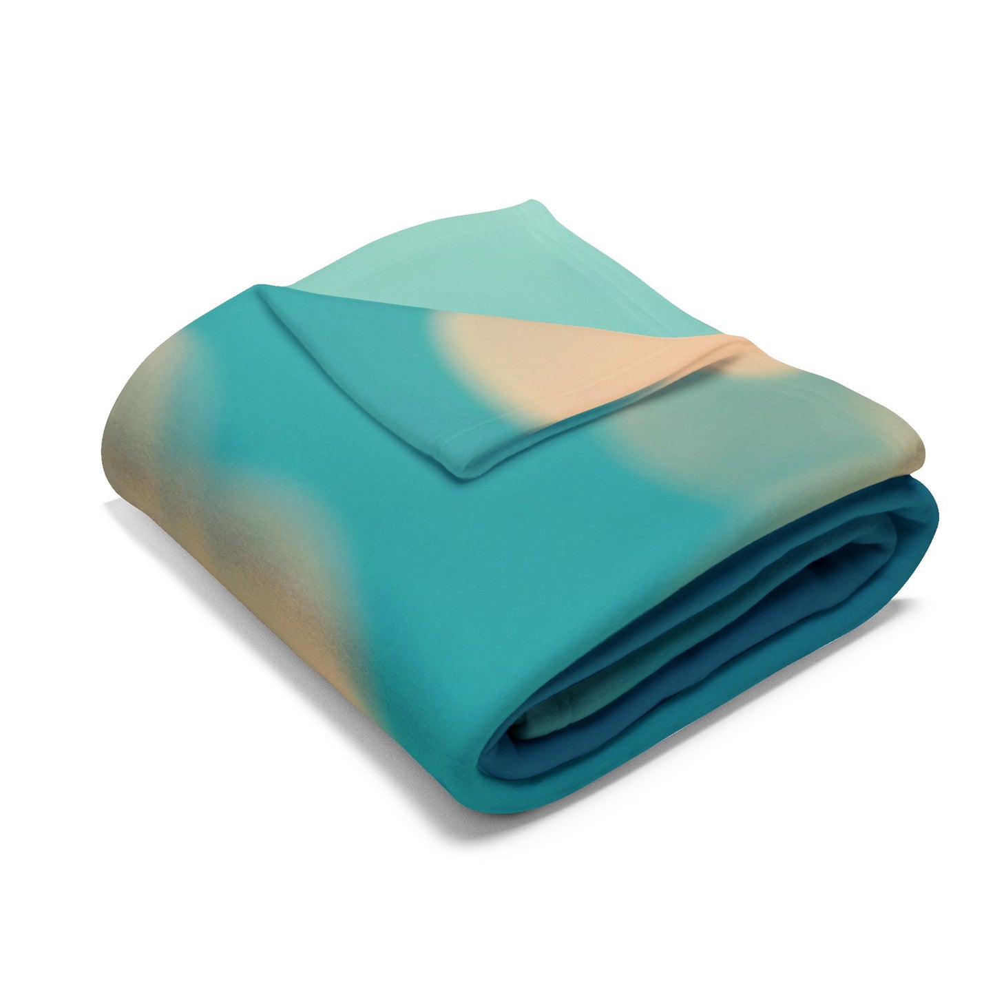 Arctic Fleece Blanket [Blue Bubbles]