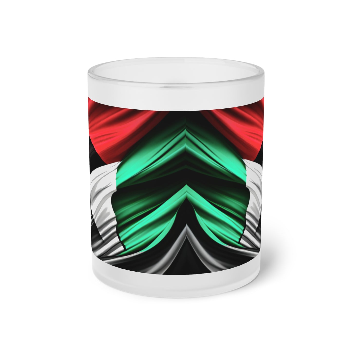 Frosted Glass Mug [Palestine]