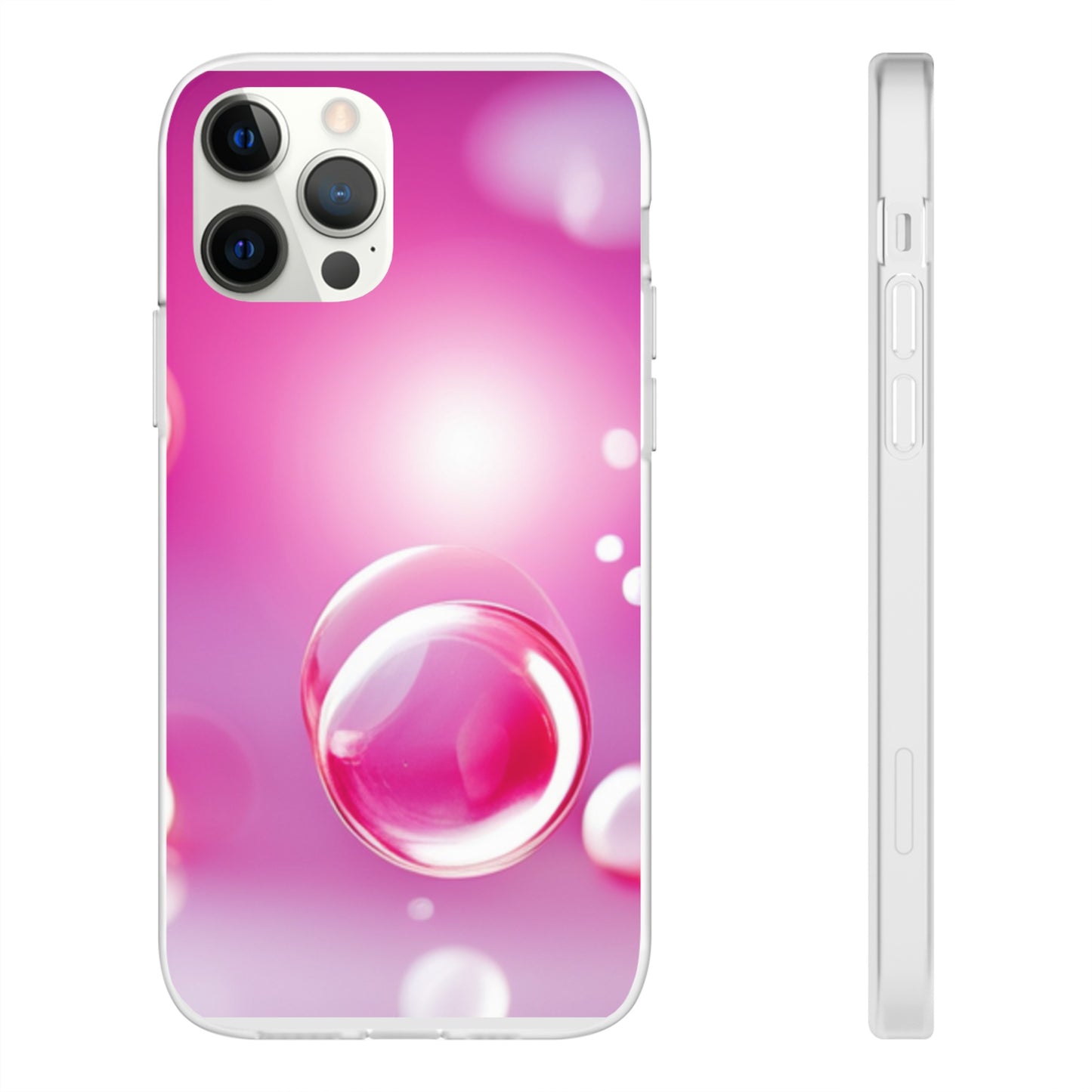 Flexi Case [Pink Bubbles]