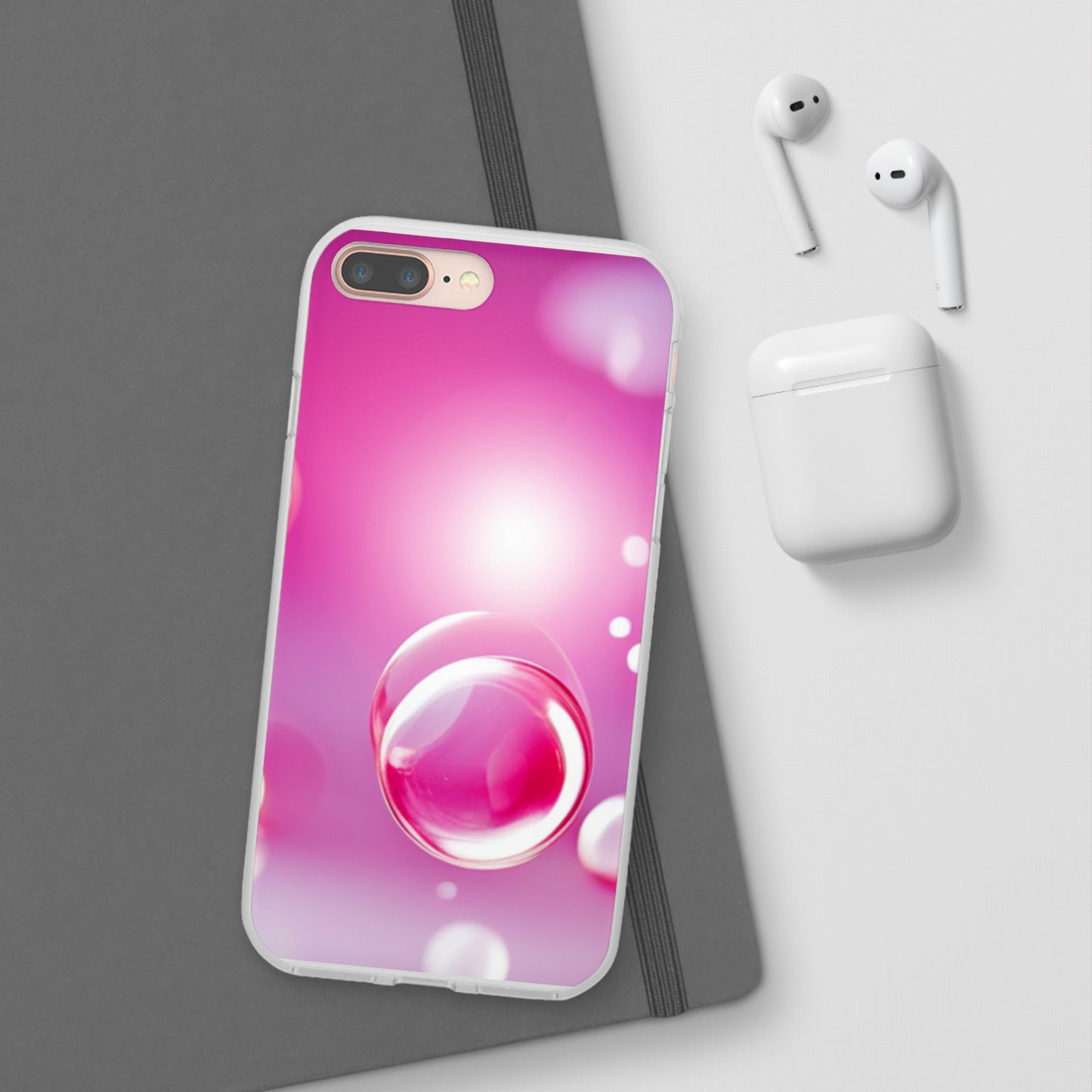 Flexi Case [Pink Bubbles]