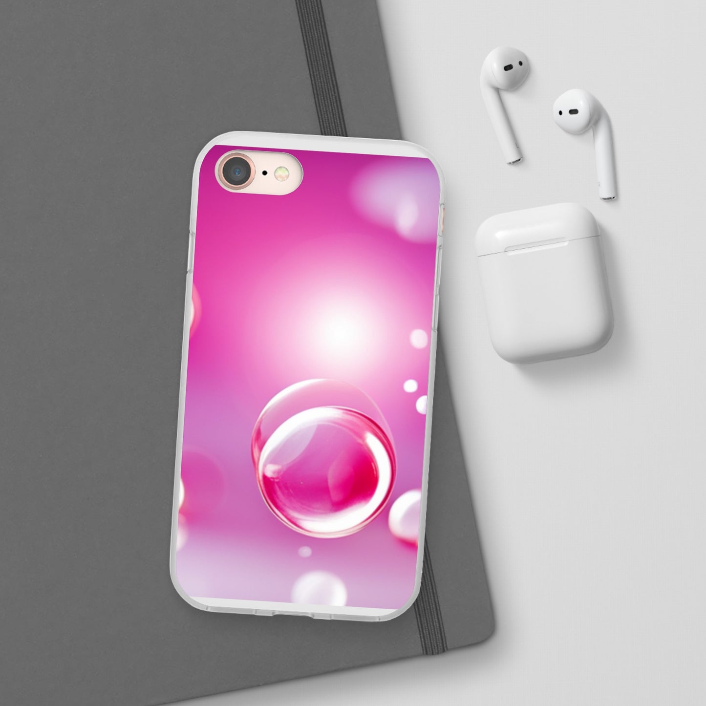 Flexi Case [Pink Bubbles]