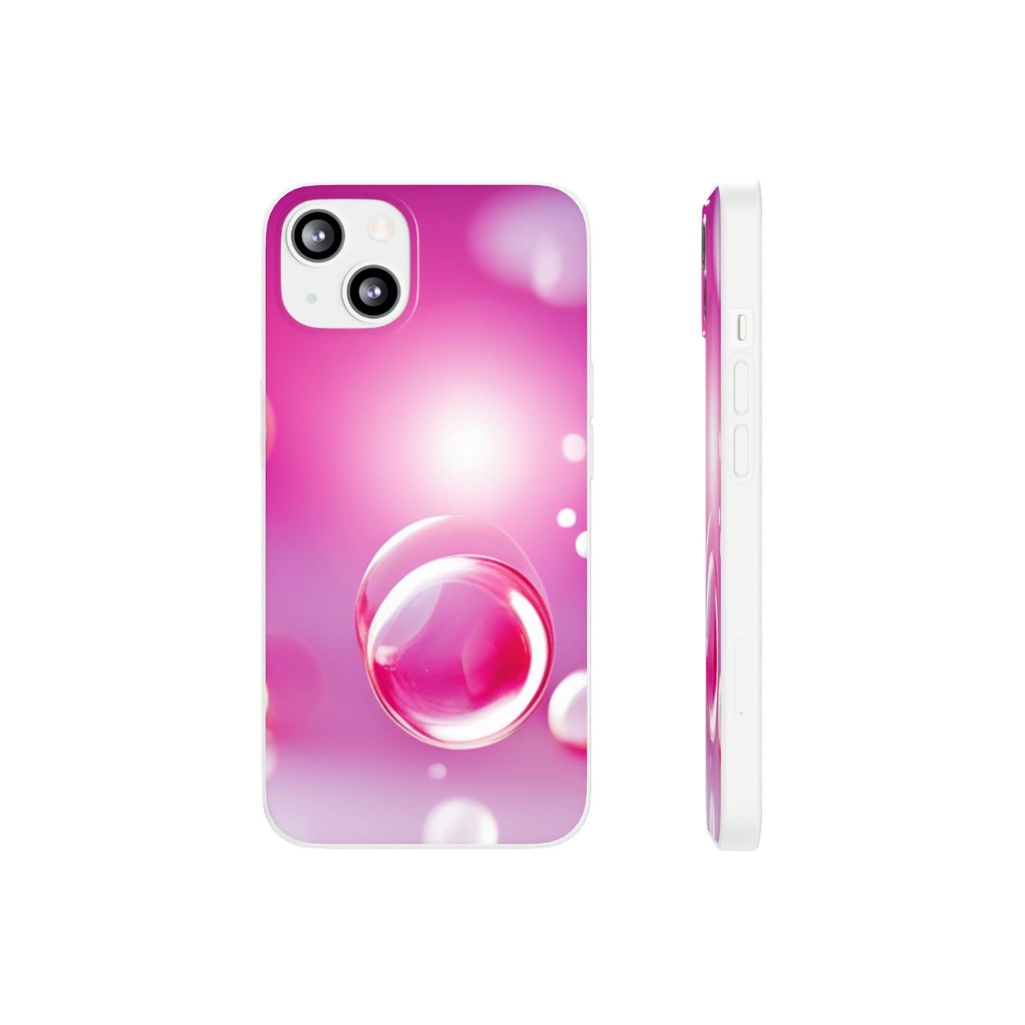 Flexi Case [Pink Bubbles]