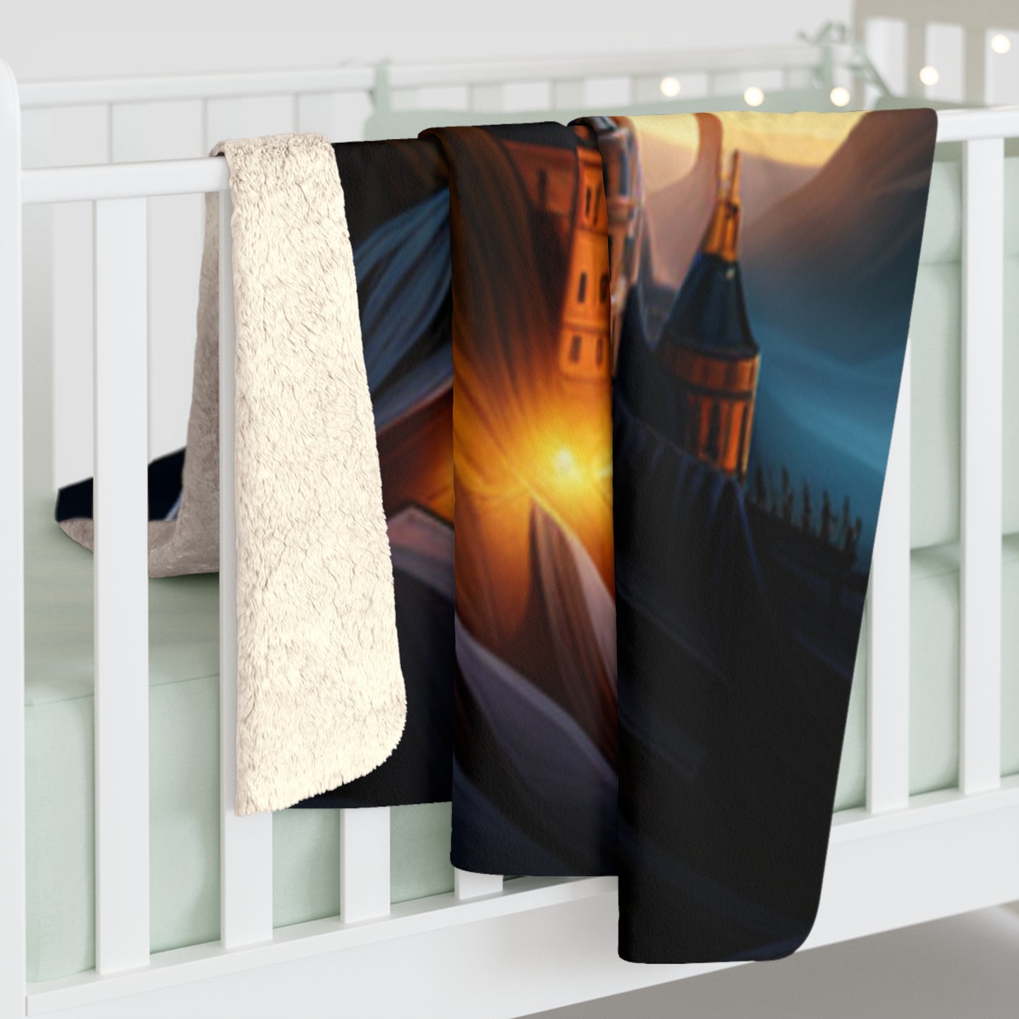 Sherpa Fleece Blanket [Harry Potter Castle]