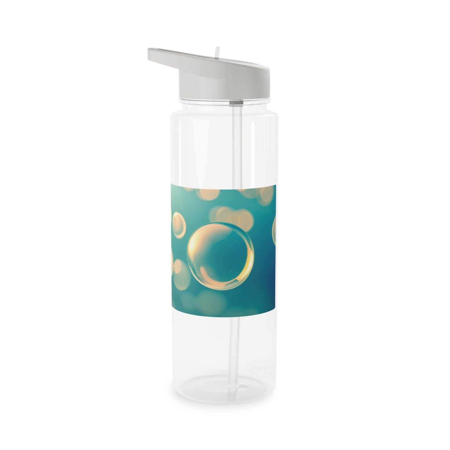 Tritan Water Bottle [Blue Bubbles]