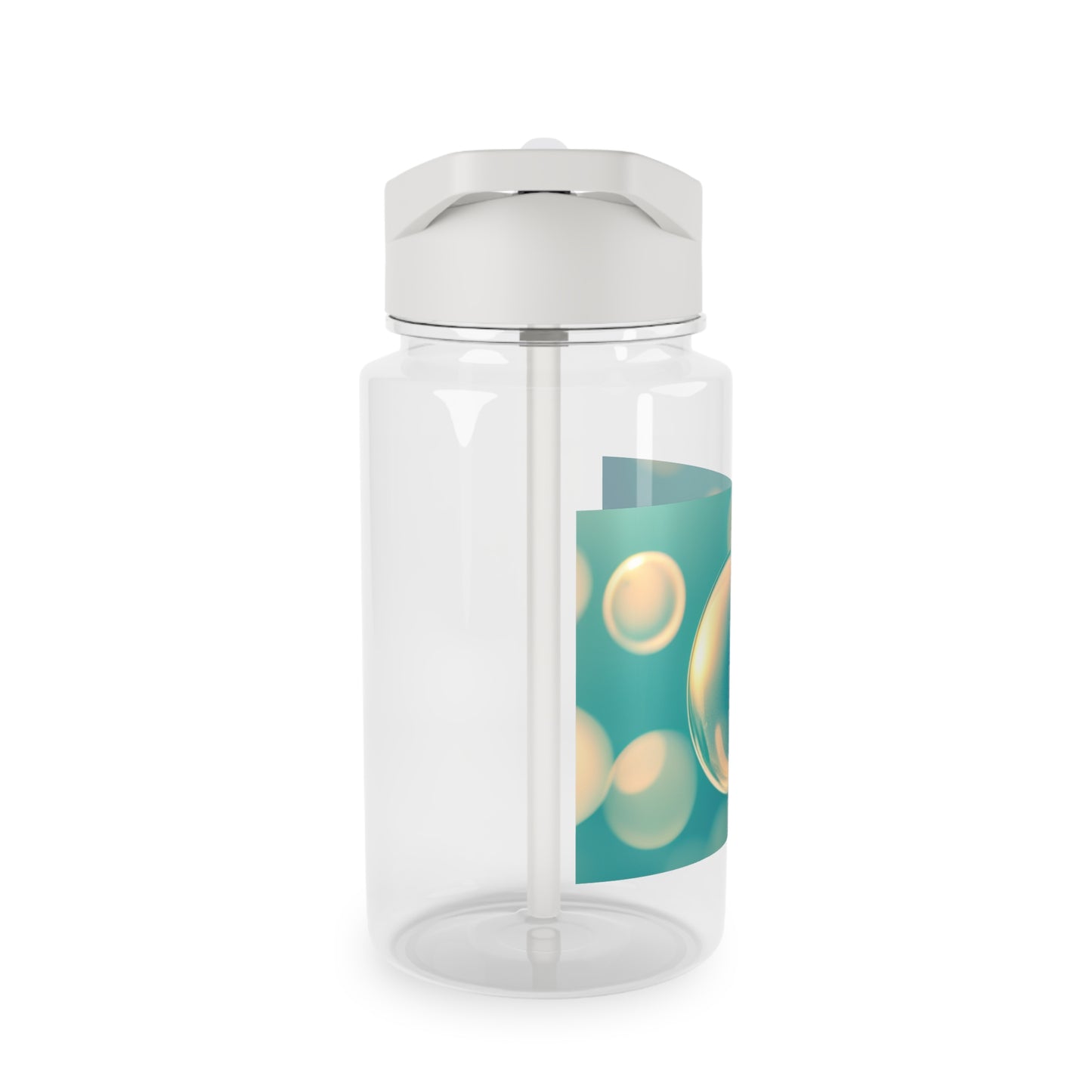 Tritan Water Bottle [Blue Bubbles]