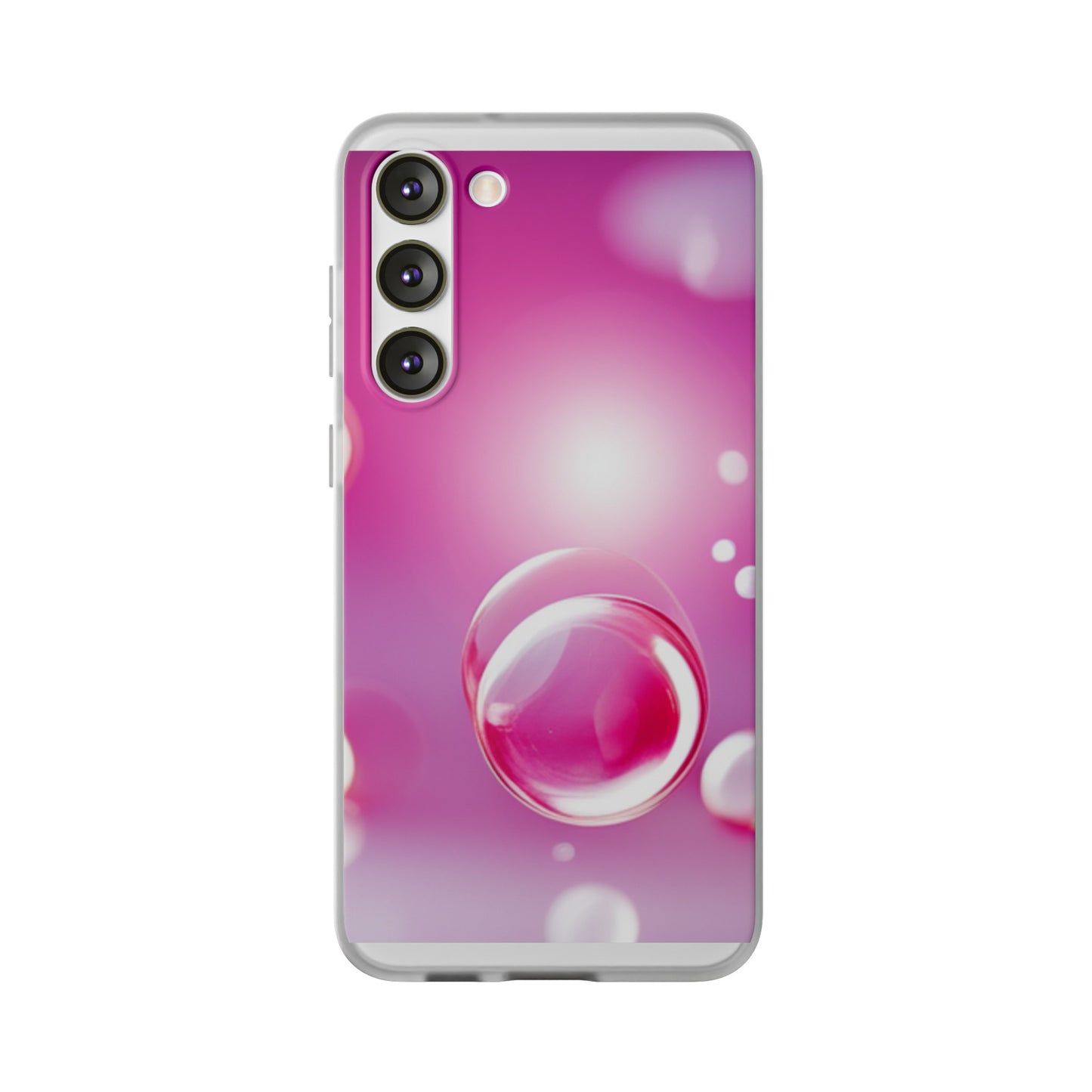 Flexi Case [Pink Bubbles]