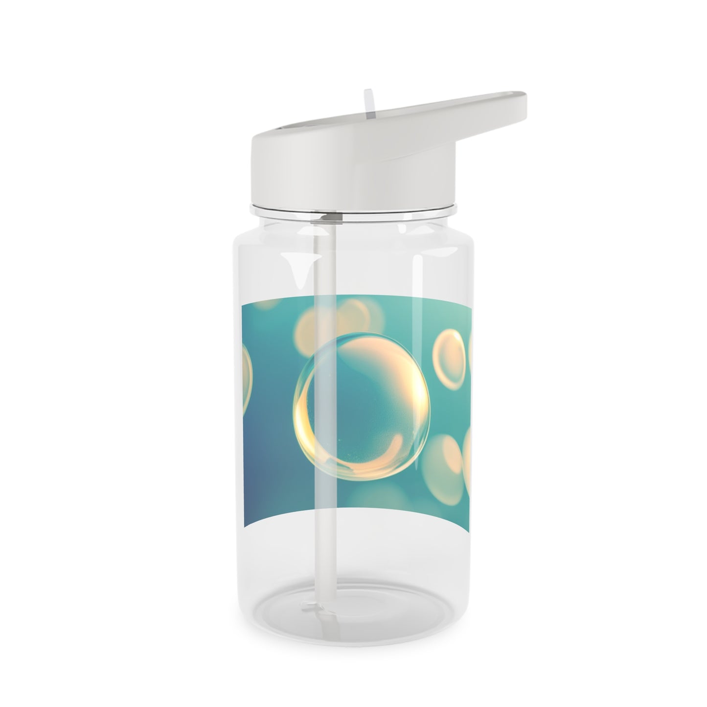 Tritan Water Bottle [Blue Bubbles]