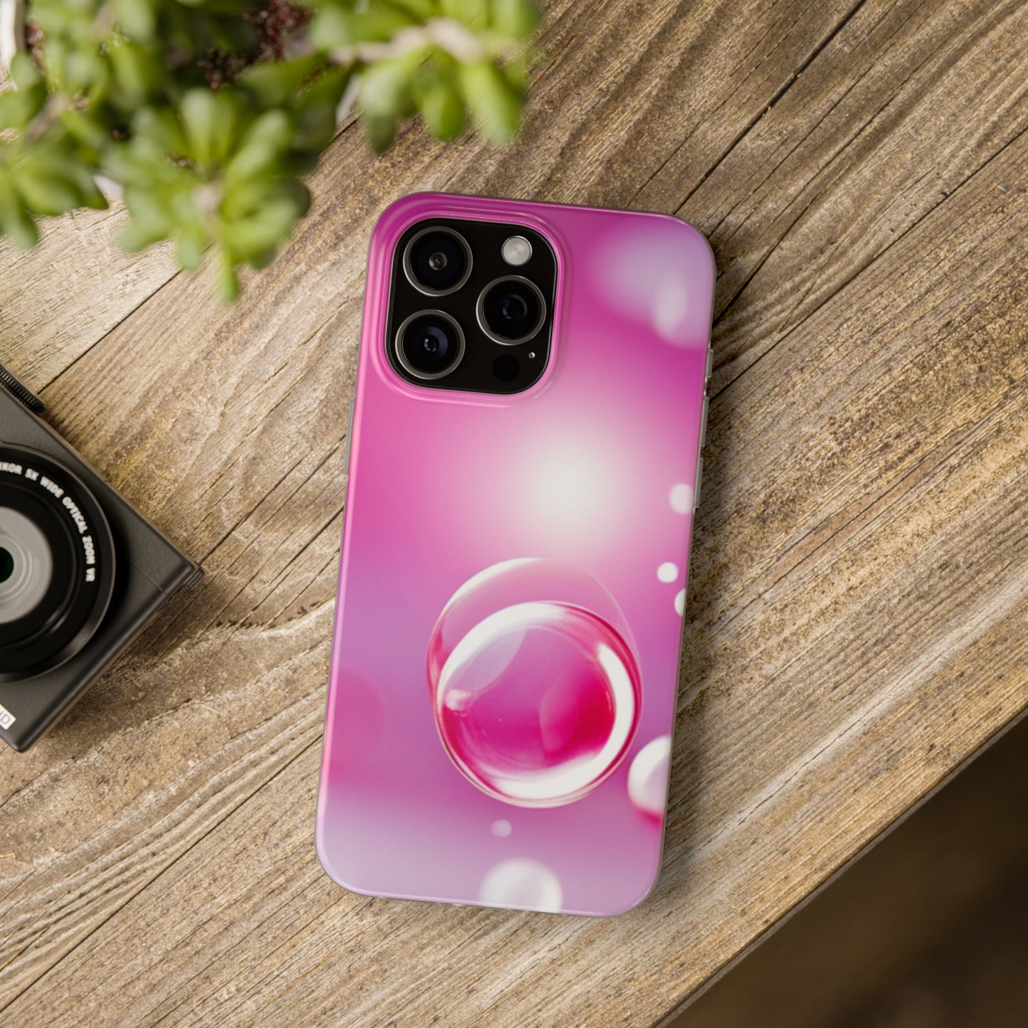 Flexi Case [Pink Bubbles]