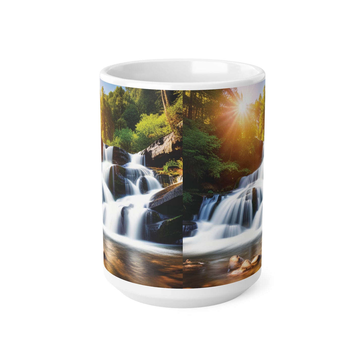 Ceramic Coffee Cup [Waterfall]