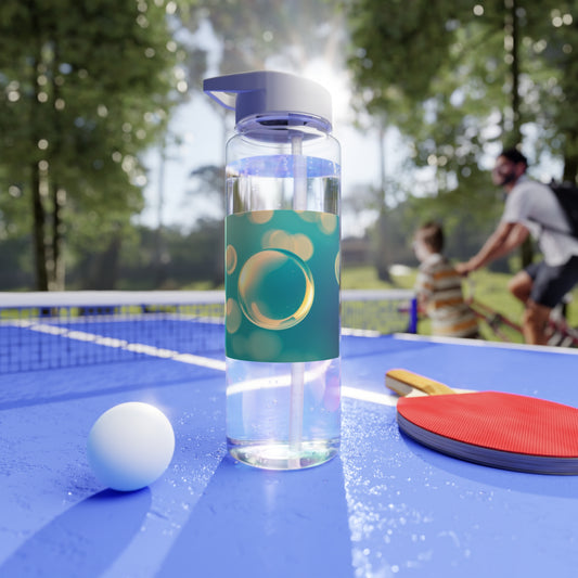 Tritan Water Bottle [Blue Bubbles]