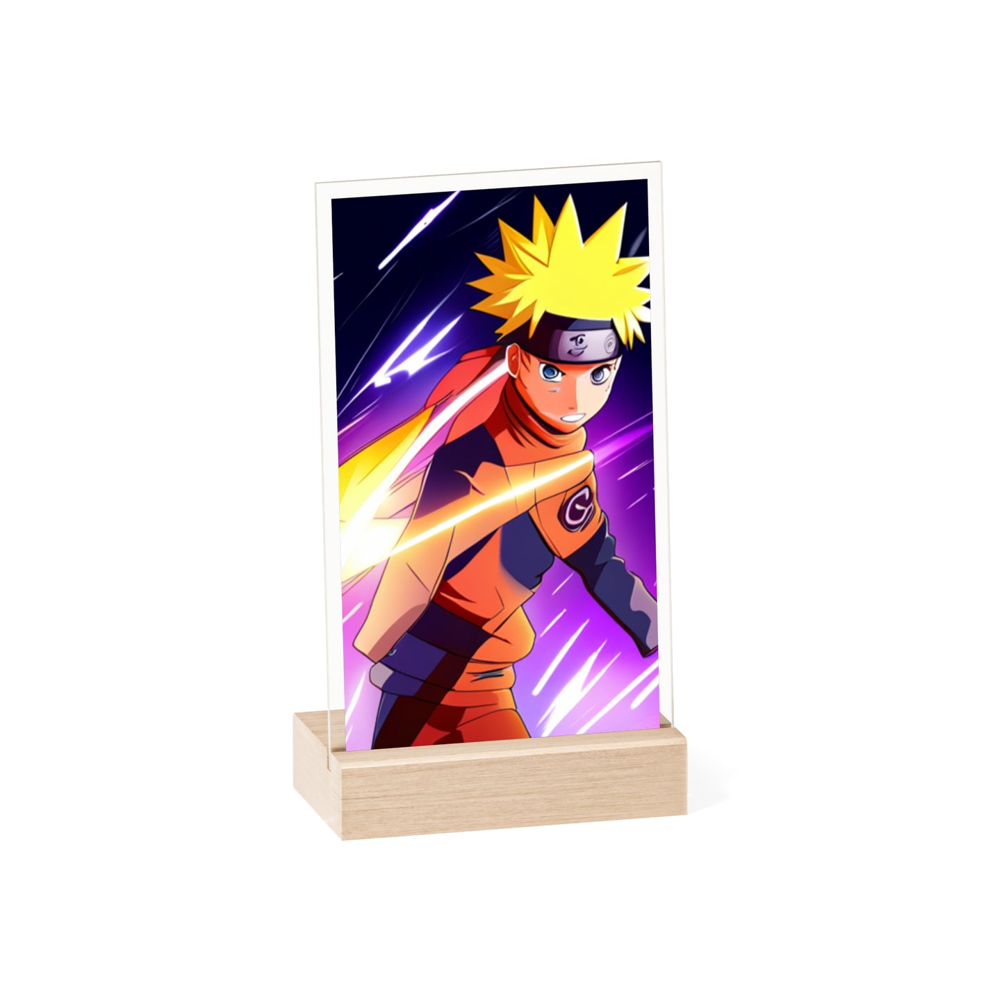 Acrylic Sign with Wooden Stand [Naruto]