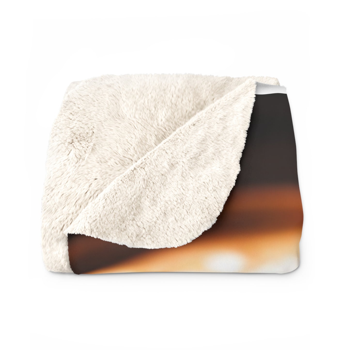 Sherpa Fleece Blanket [Coffee]