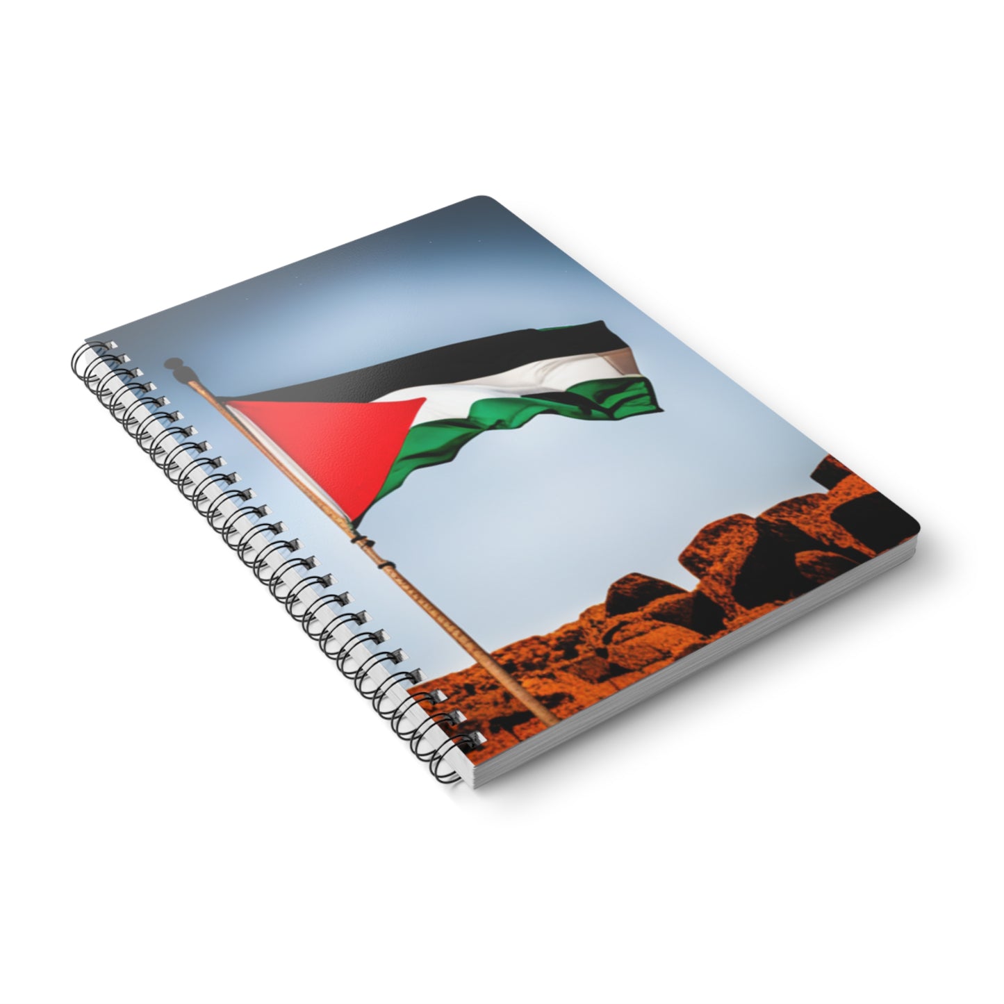 Wirobound Softcover Notebook, A5 [Palestine]