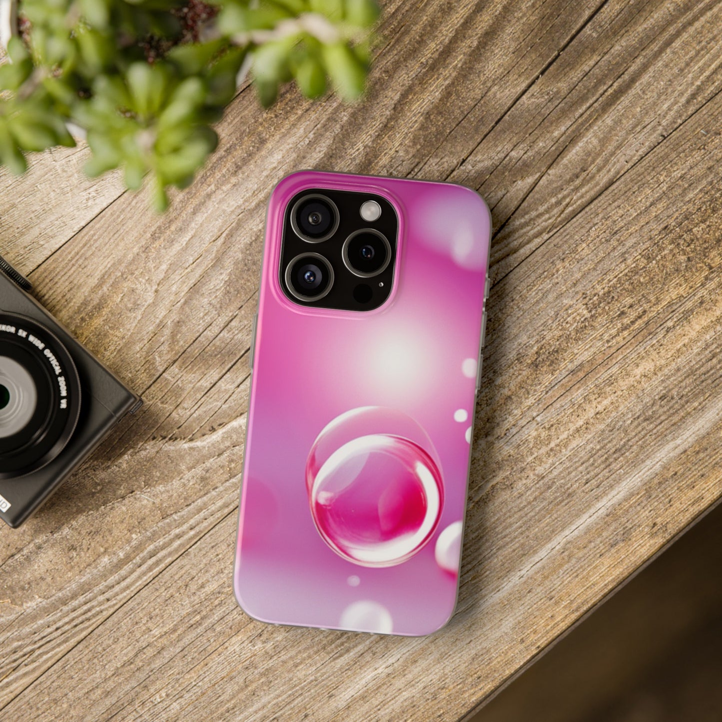 Flexi Case [Pink Bubbles]