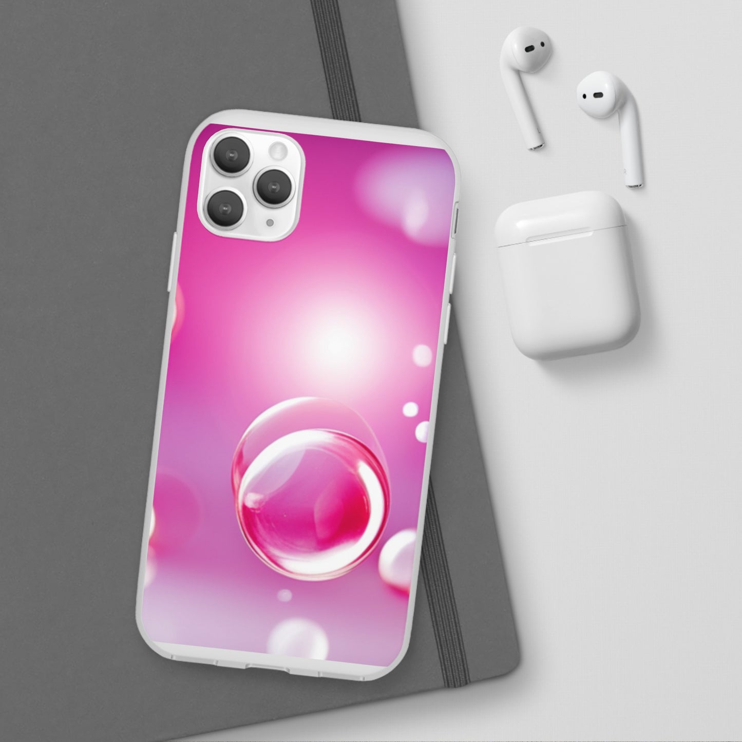 Flexi Case [Pink Bubbles]