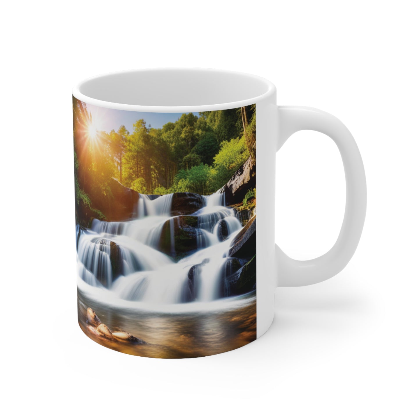 Ceramic Coffee Cup [Waterfall]