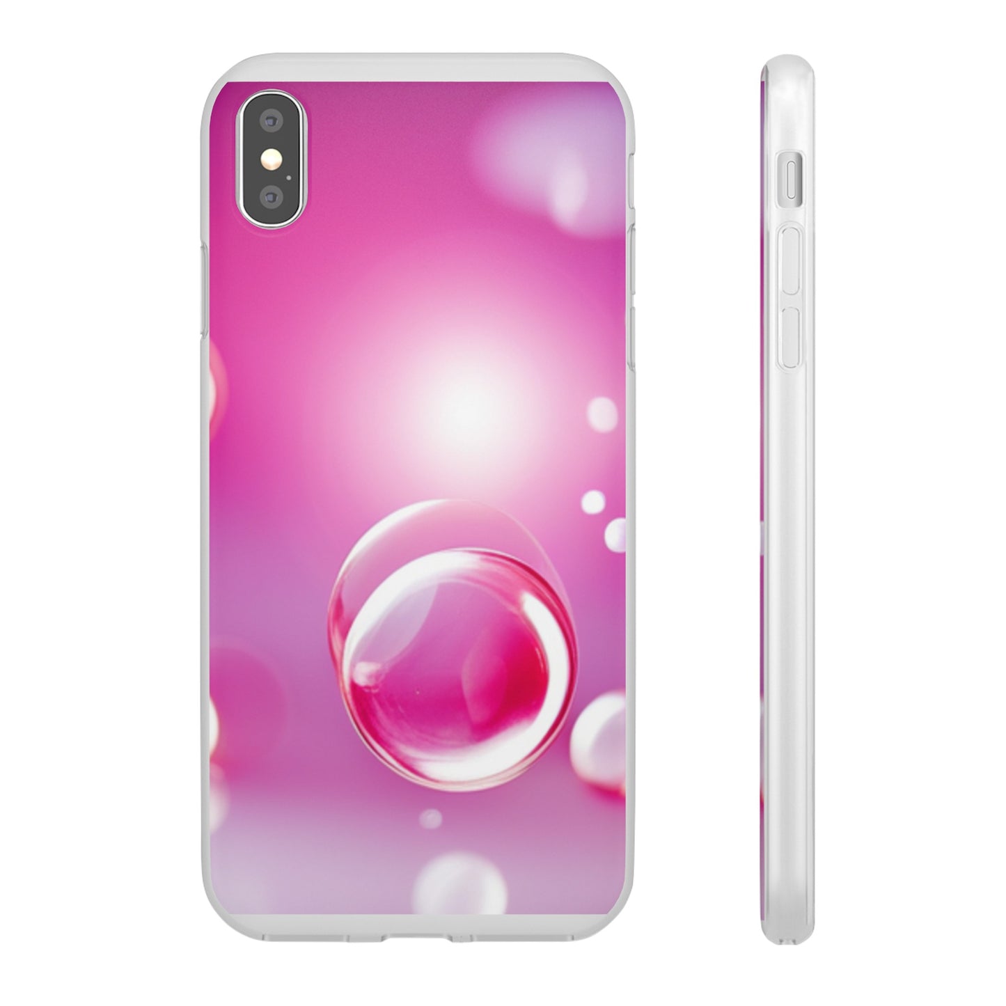 Flexi Case [Pink Bubbles]