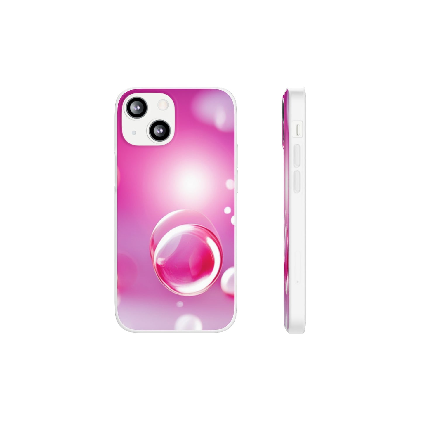 Flexi Case [Pink Bubbles]