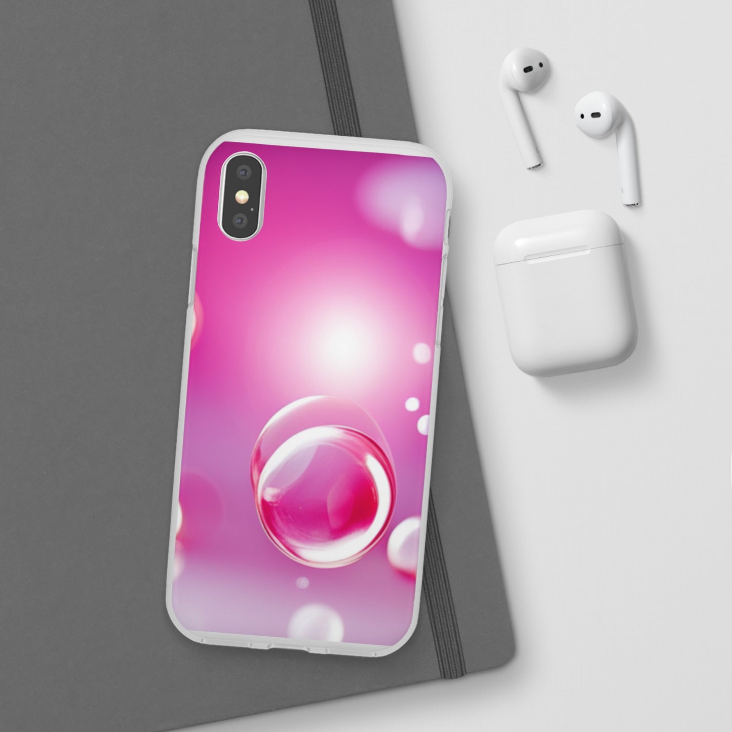 Flexi Case [Pink Bubbles]