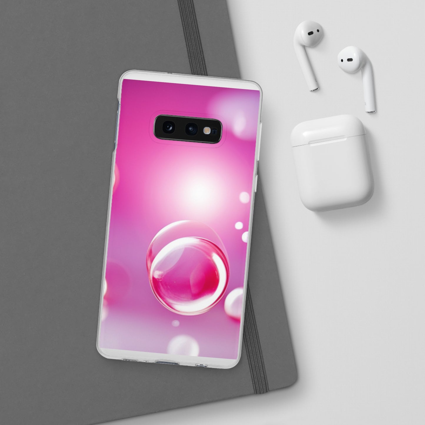 Flexi Case [Pink Bubbles]