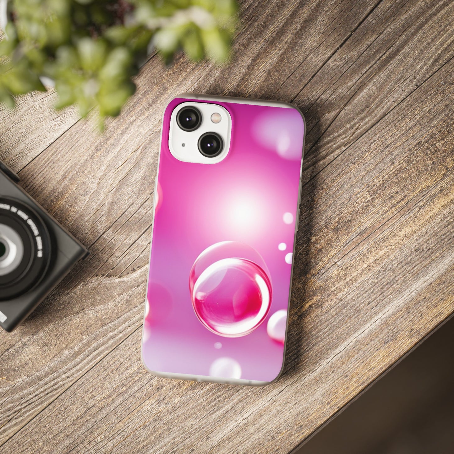 Flexi Case [Pink Bubbles]