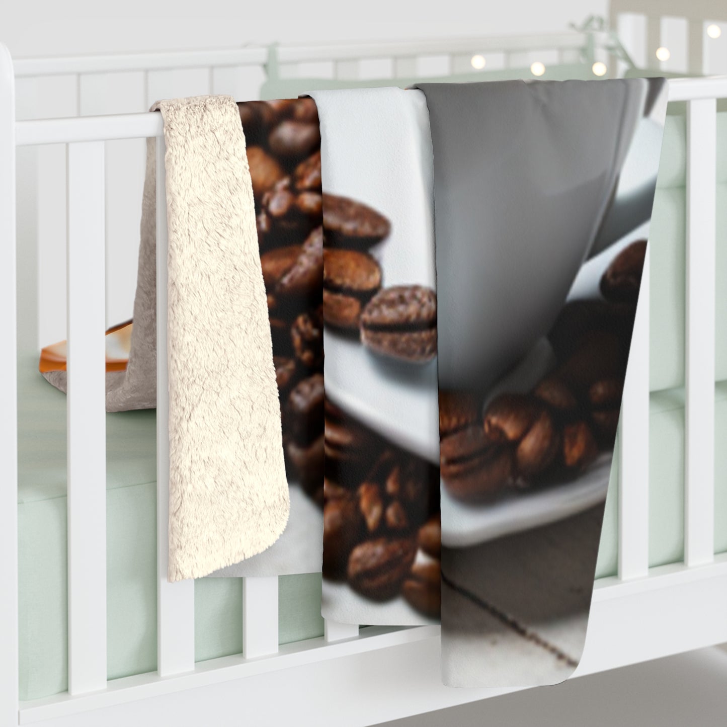 Sherpa Fleece Blanket [Coffee]