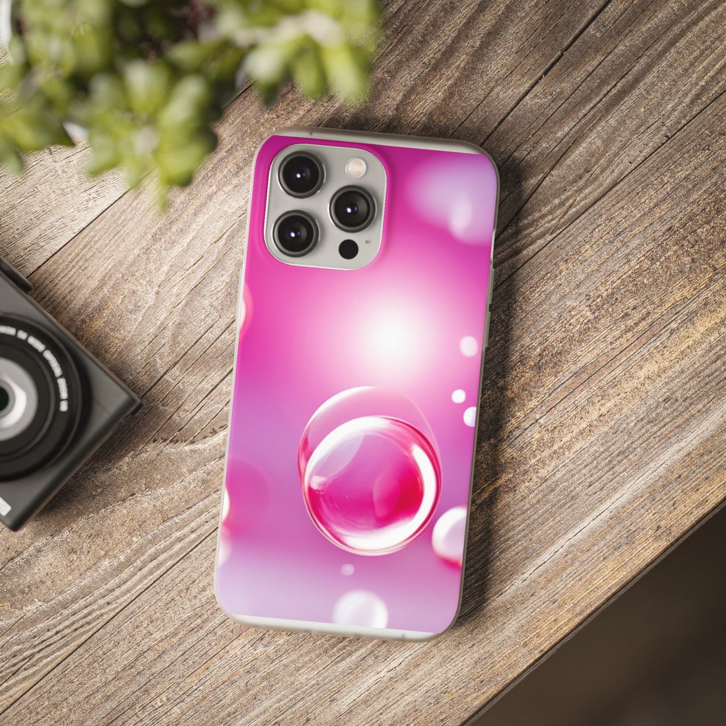 Flexi Case [Pink Bubbles]