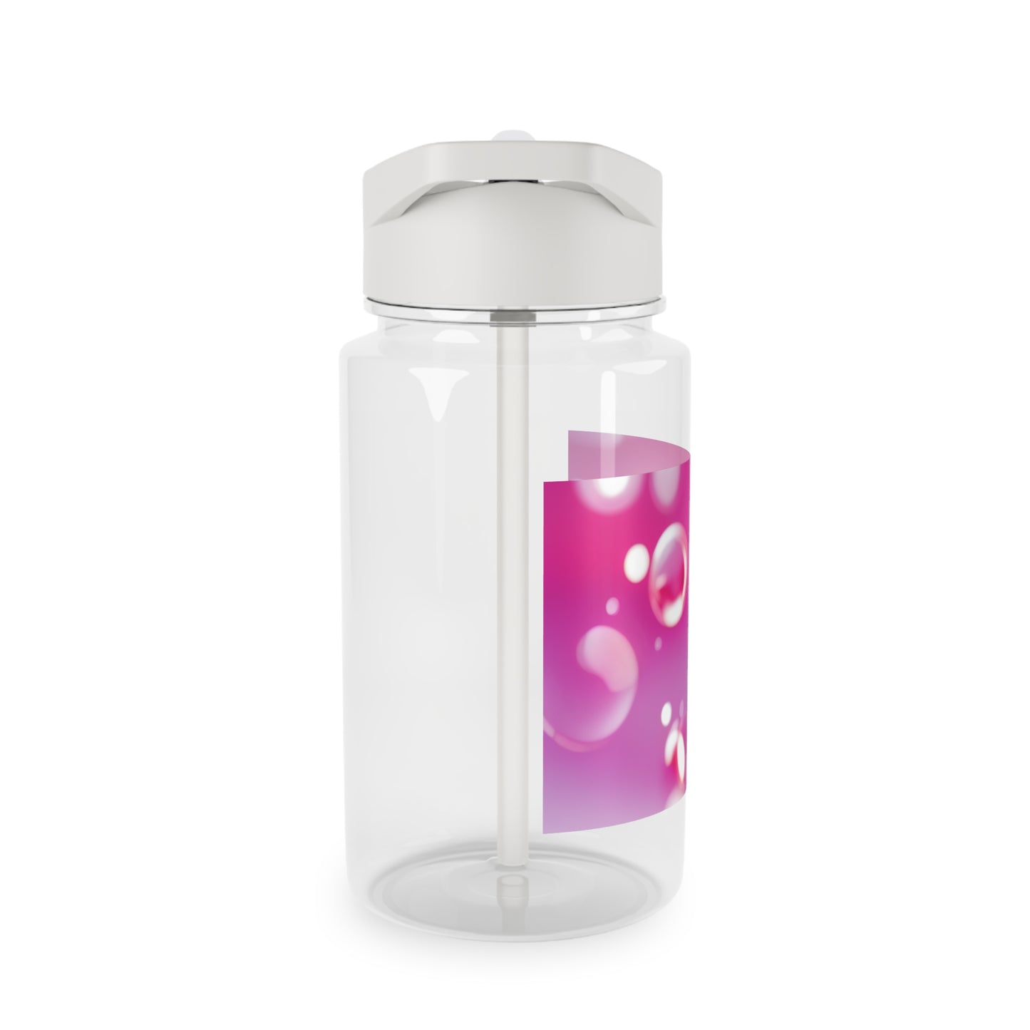 Tritan Water Bottle [Pink Bubbles]