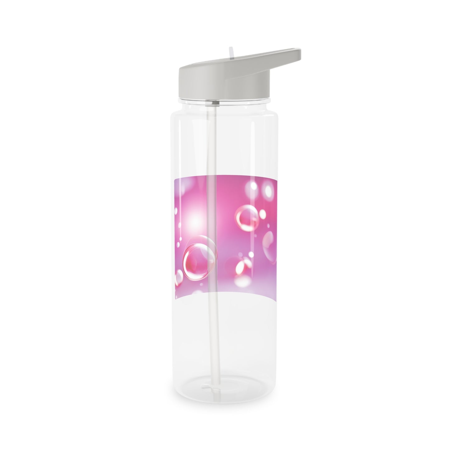 Tritan Water Bottle [Pink Bubbles]