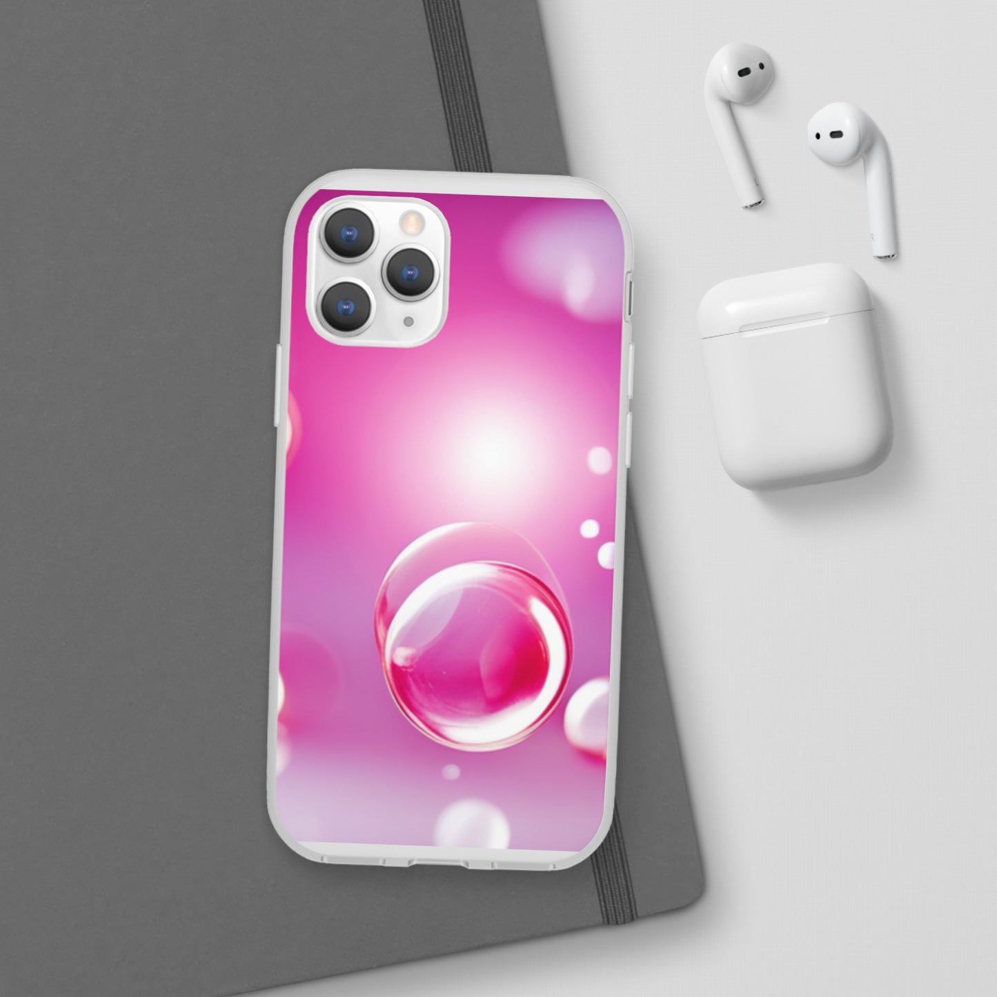 Flexi Case [Pink Bubbles]