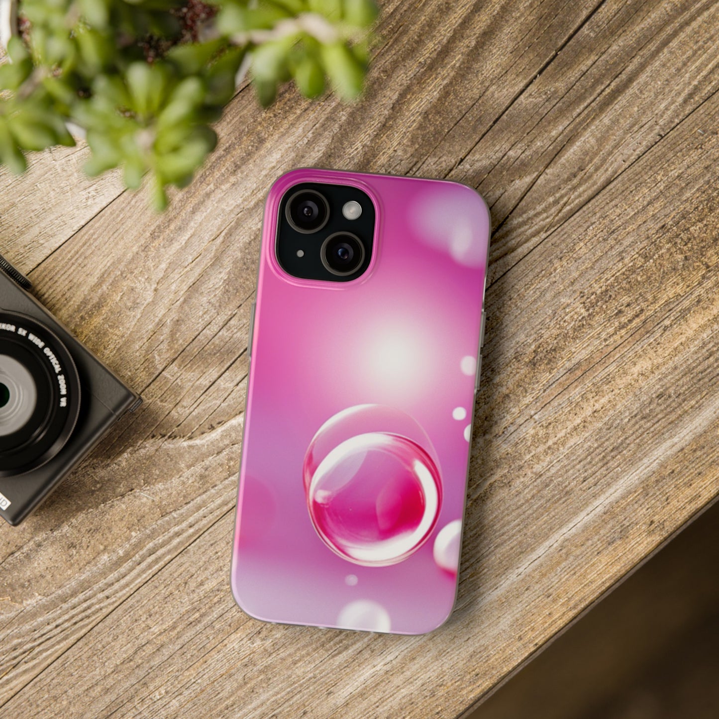 Flexi Case [Pink Bubbles]