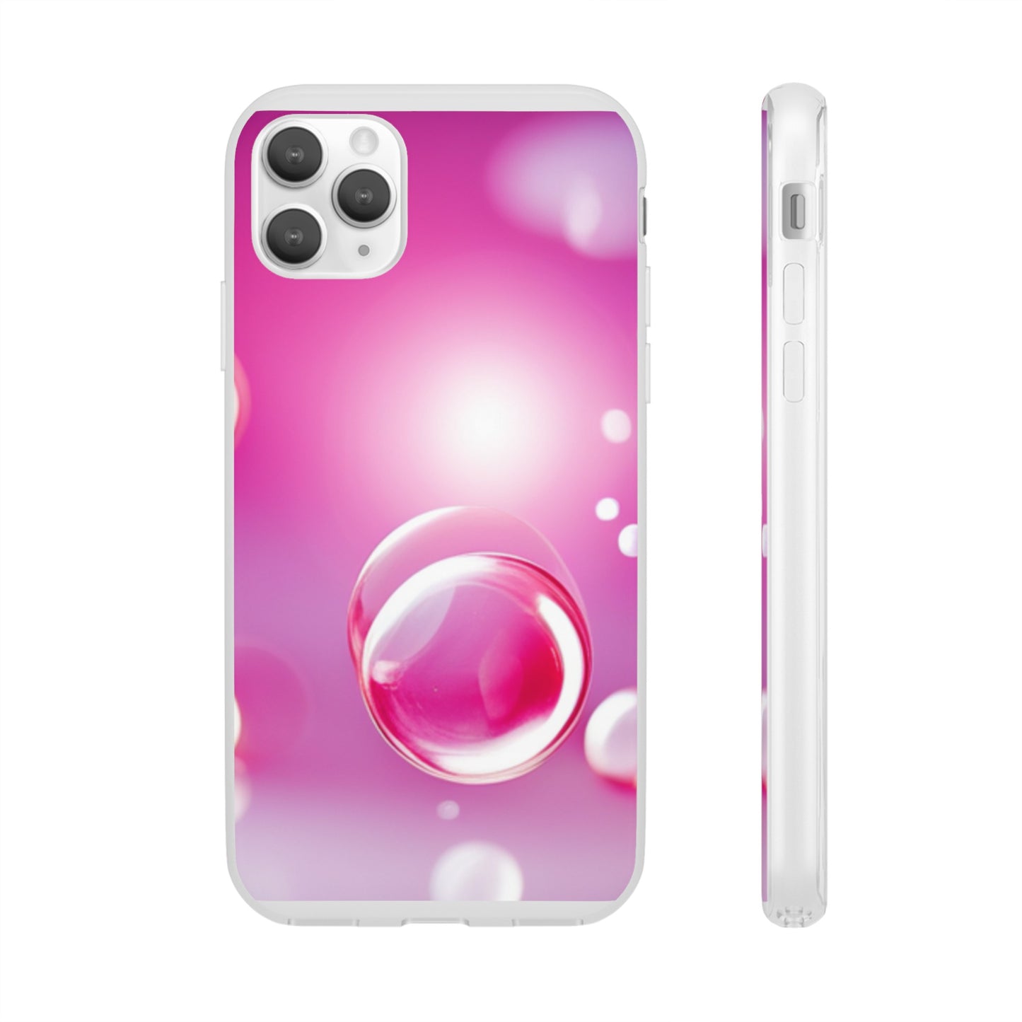 Flexi Case [Pink Bubbles]