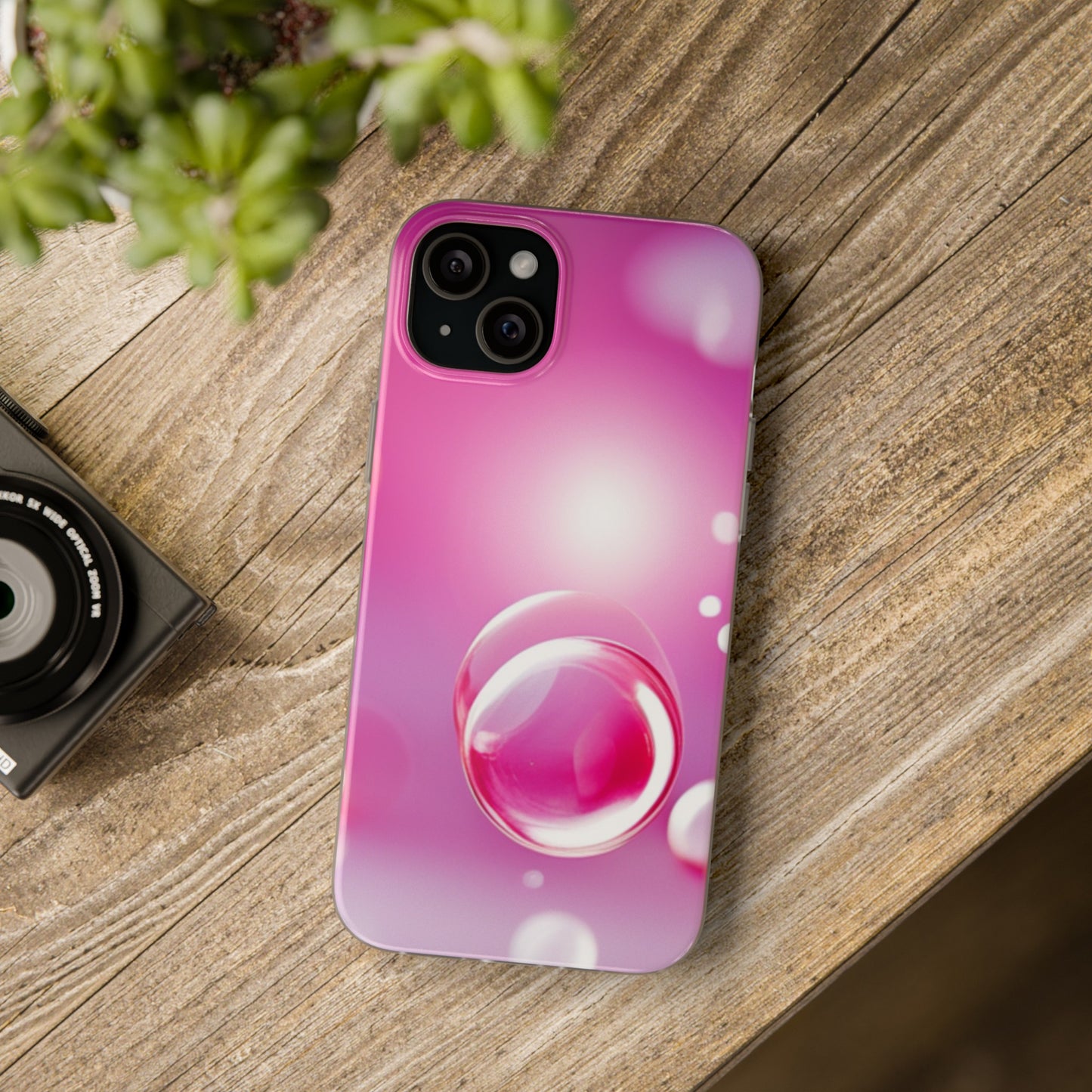 Flexi Case [Pink Bubbles]