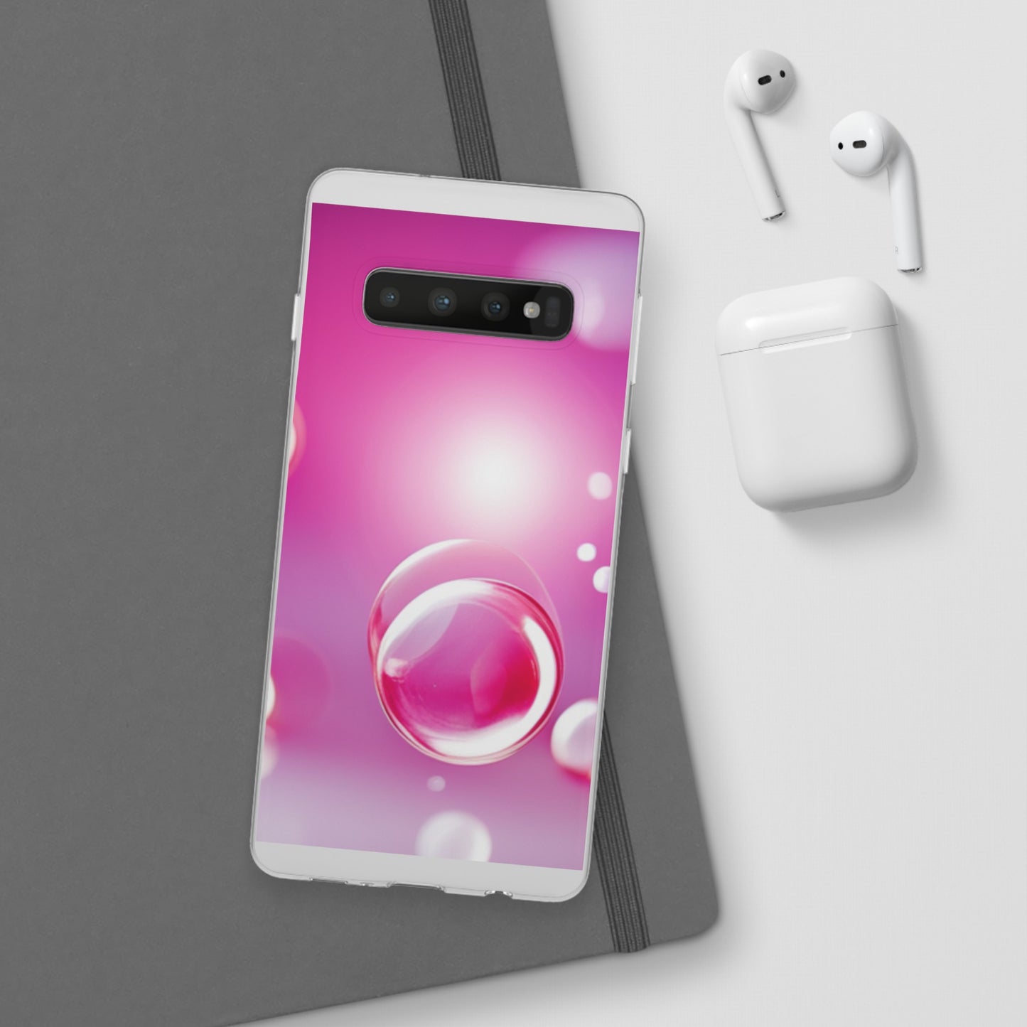 Flexi Case [Pink Bubbles]