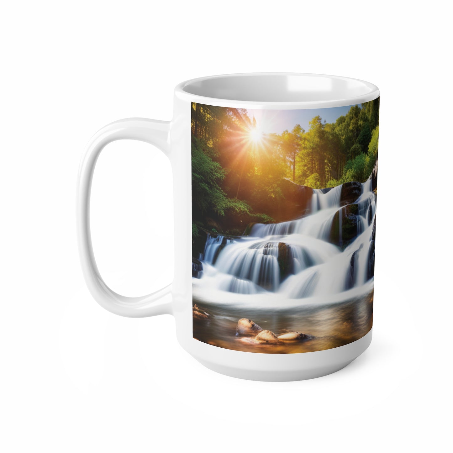 Ceramic Coffee Cup [Waterfall]