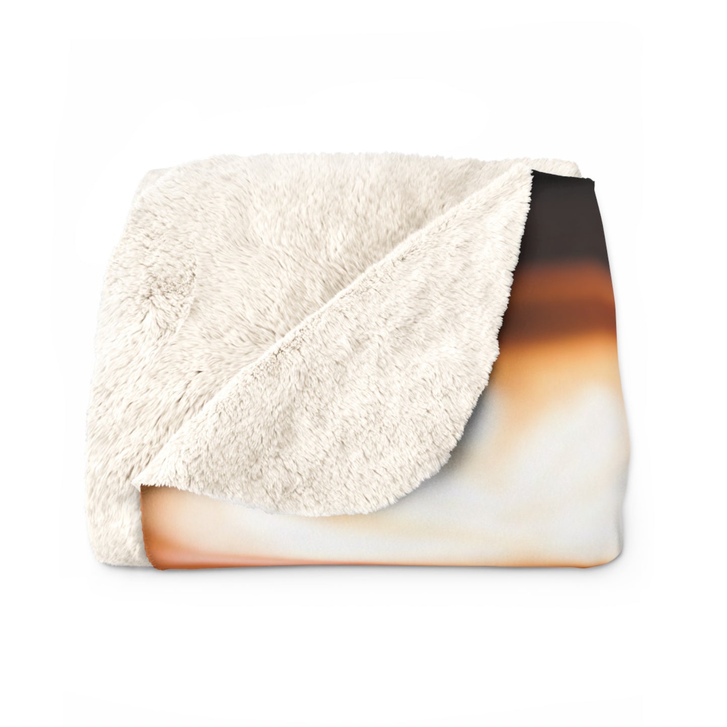 Sherpa Fleece Blanket [Coffee]