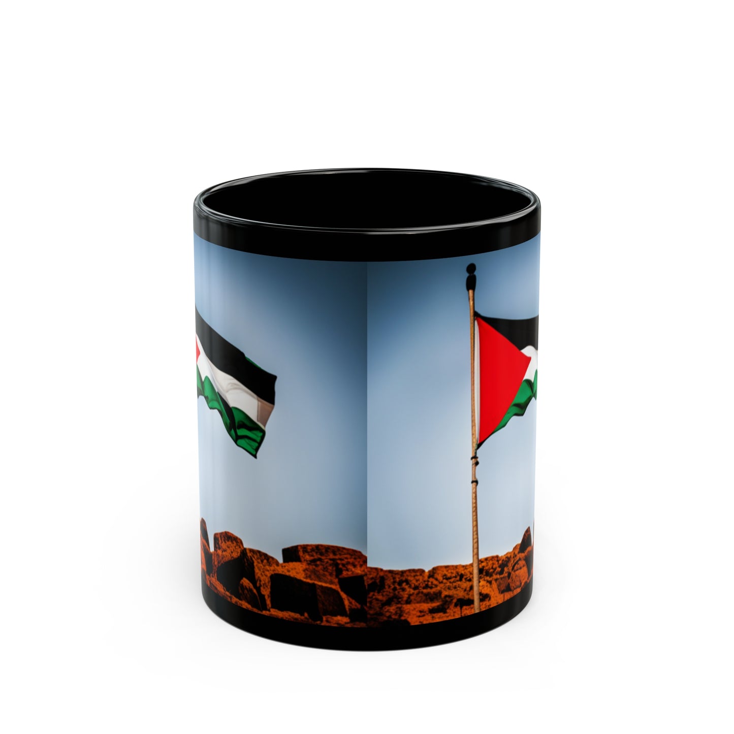 Black Mug [Palestine & Landscape]