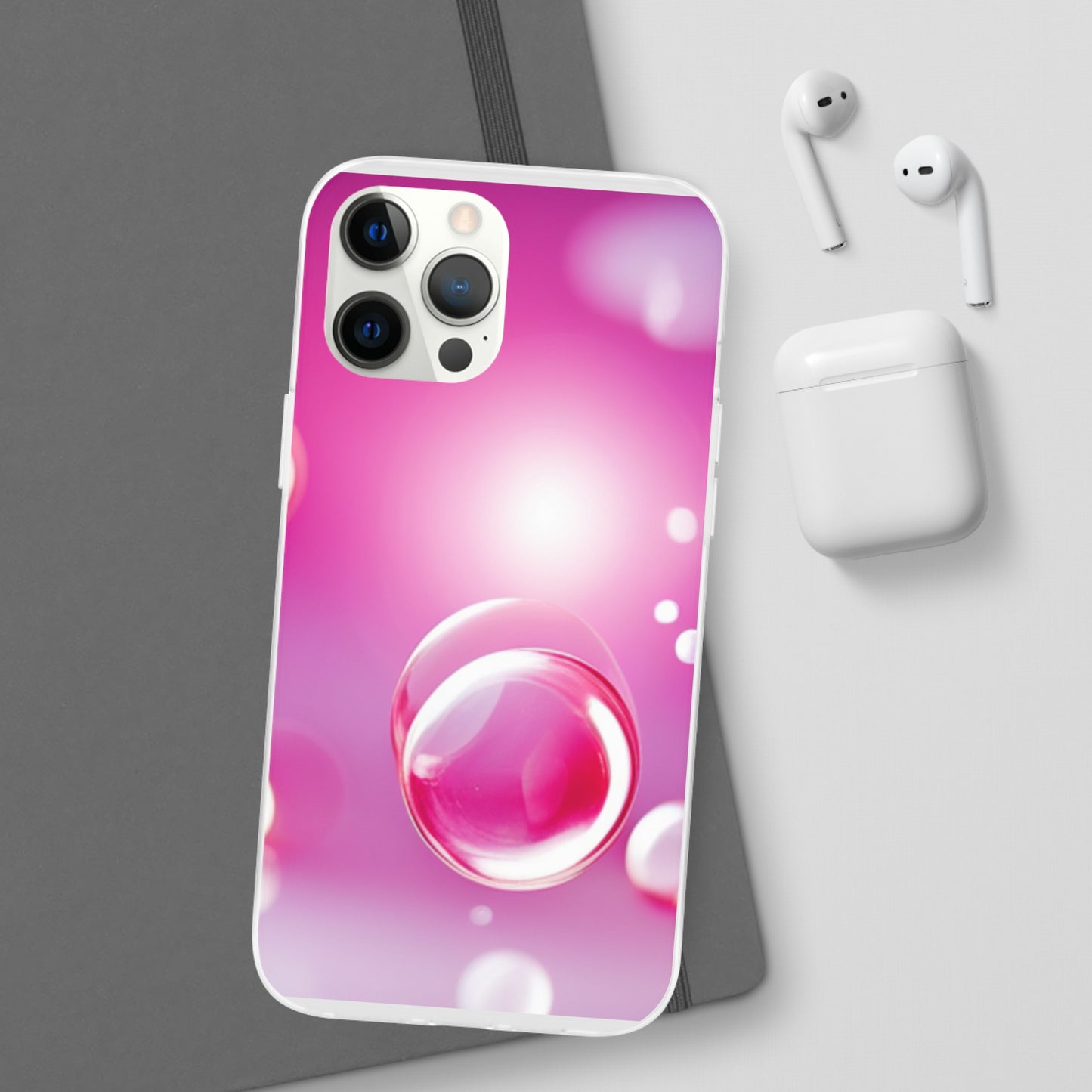 Flexi Case [Pink Bubbles]