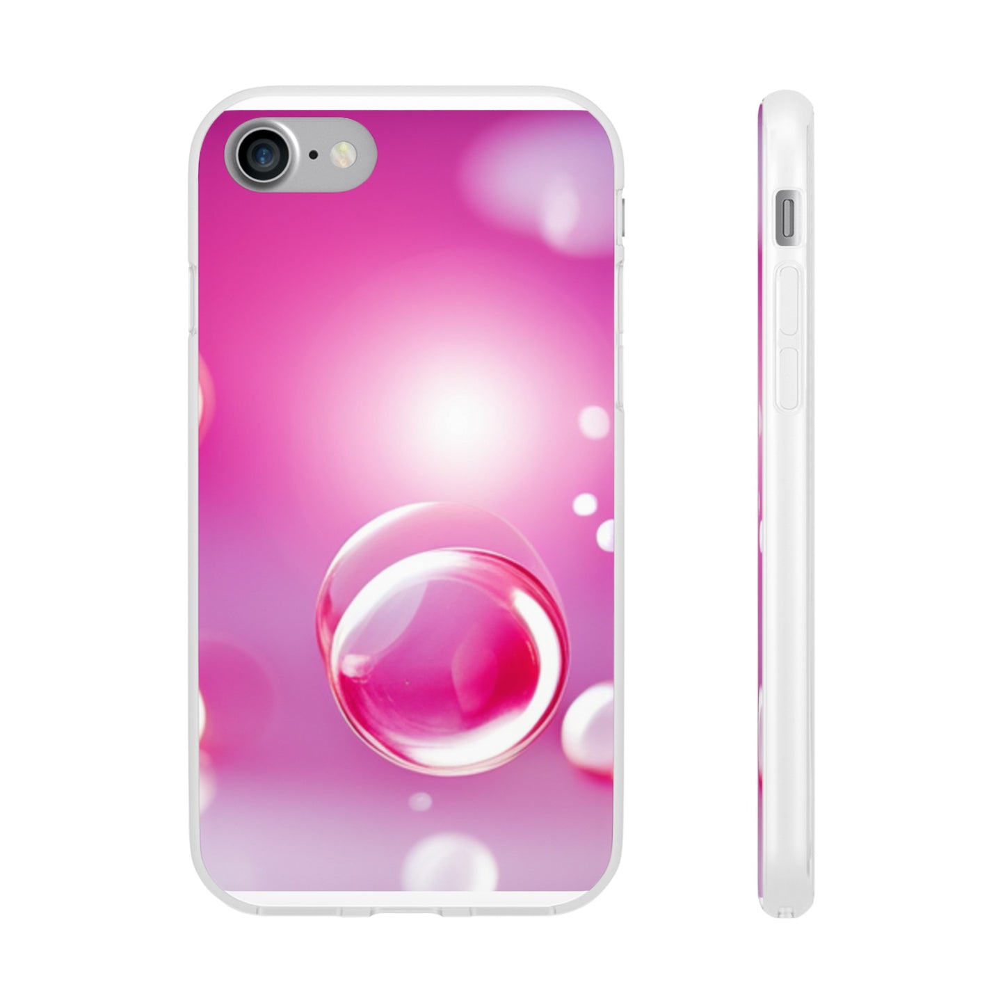 Flexi Case [Pink Bubbles]