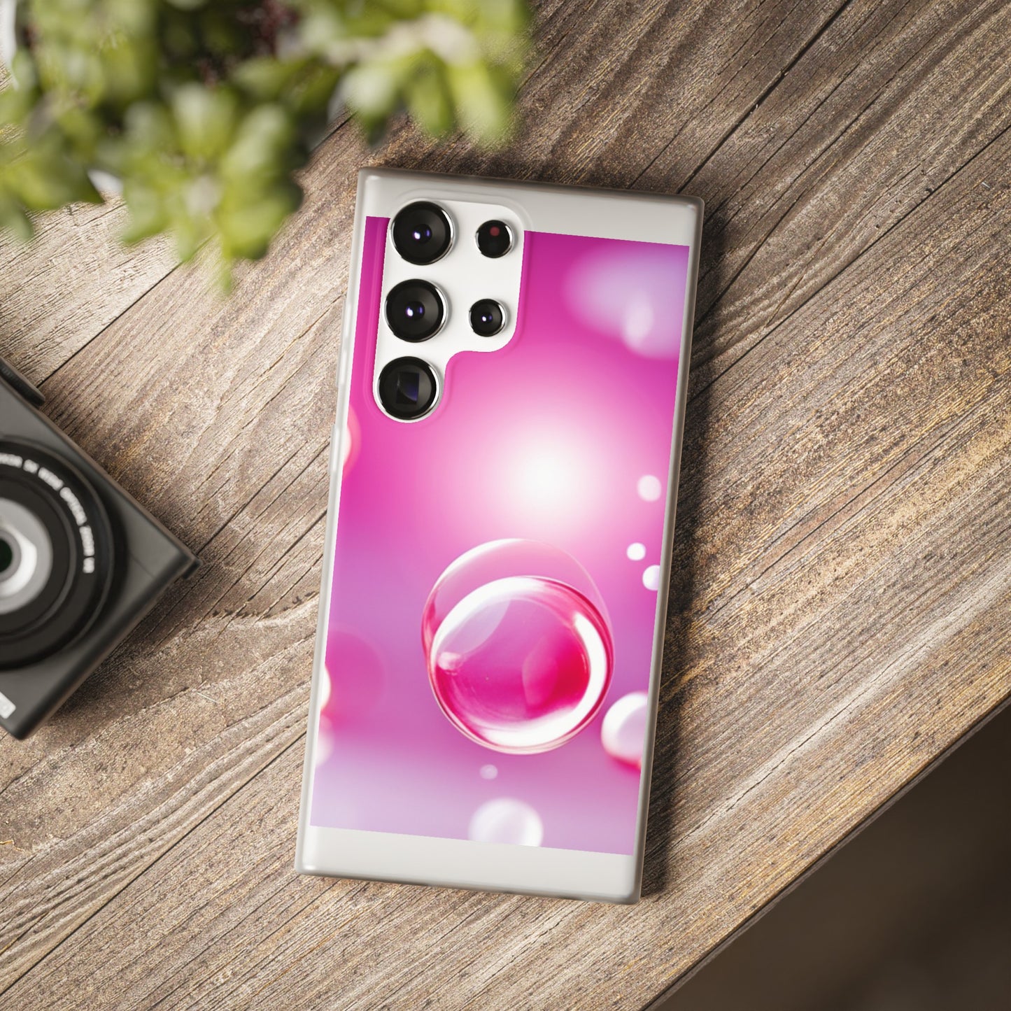 Flexi Case [Pink Bubbles]