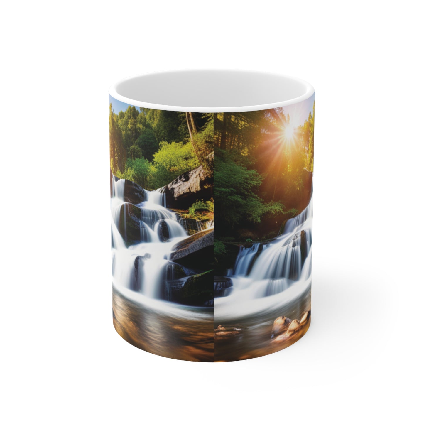 Ceramic Coffee Cup [Waterfall]