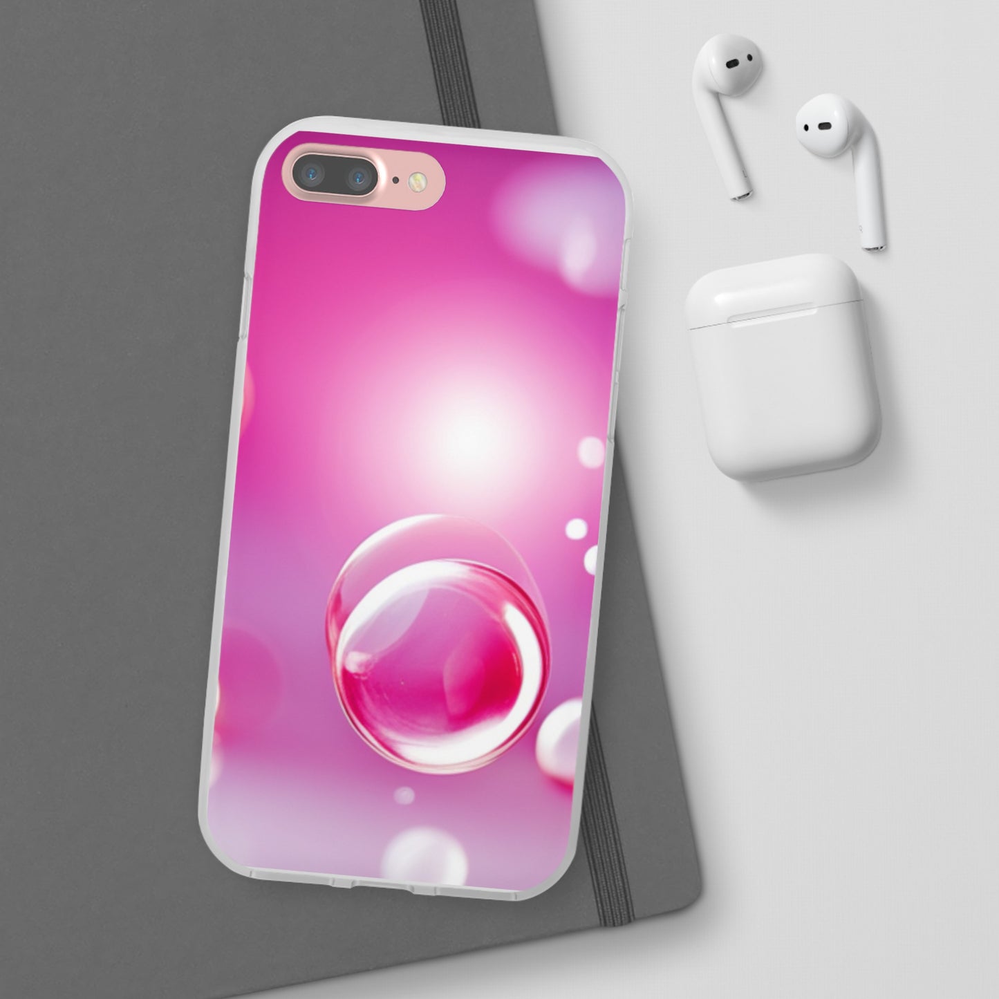 Flexi Case [Pink Bubbles]