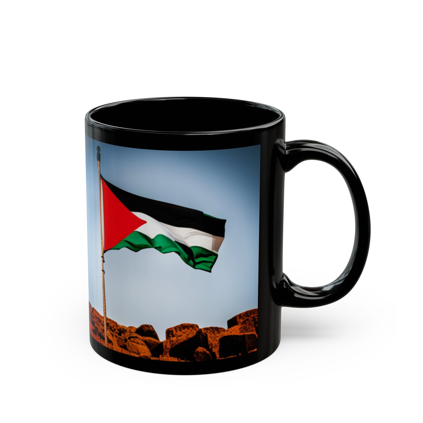 Black Mug [Palestine & Landscape]