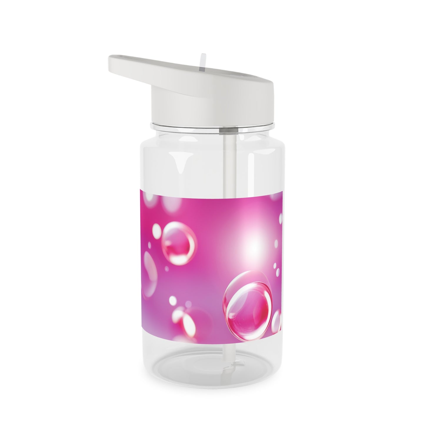 Tritan Water Bottle [Pink Bubbles]